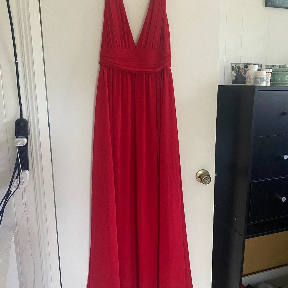 Red Formal Maxi Dress